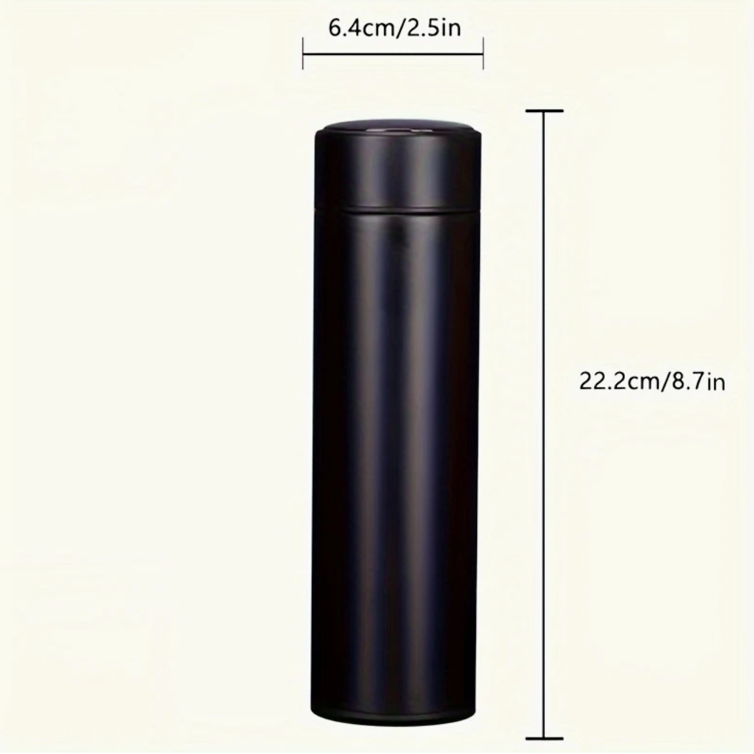 TempTrack Bottle – 480ml | with Temperature Display | Multiple Colors
